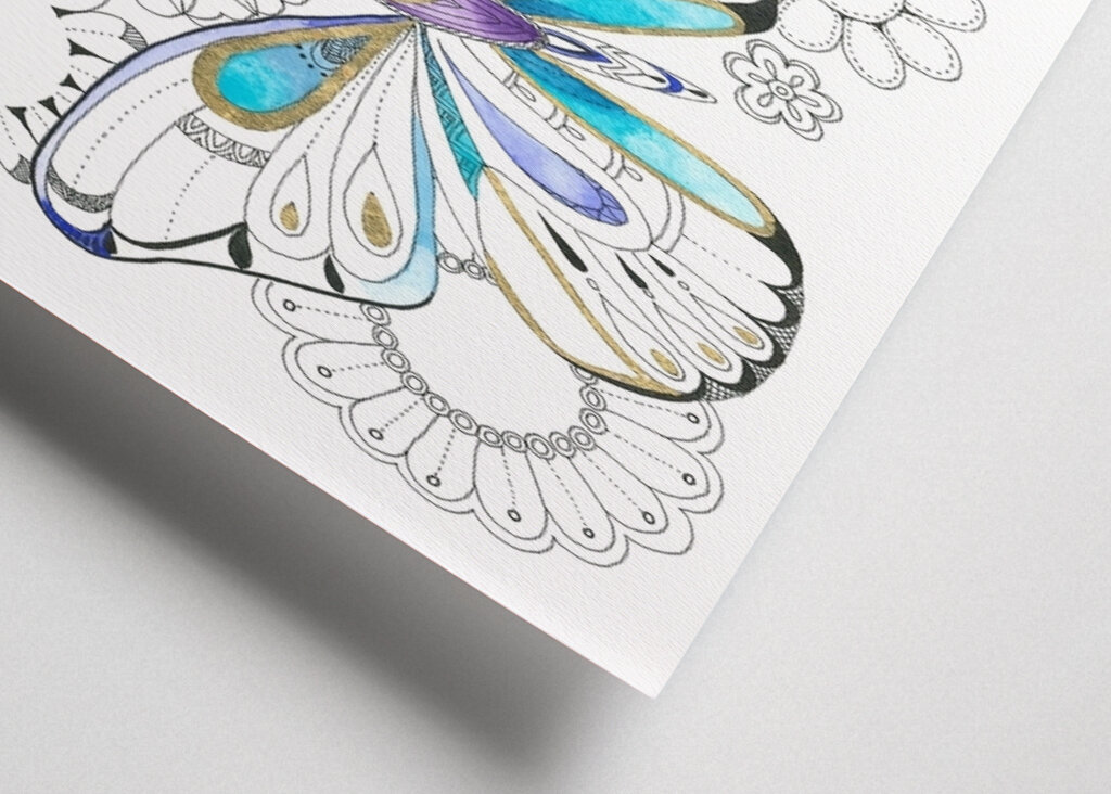 Butterflies Delicate Tints