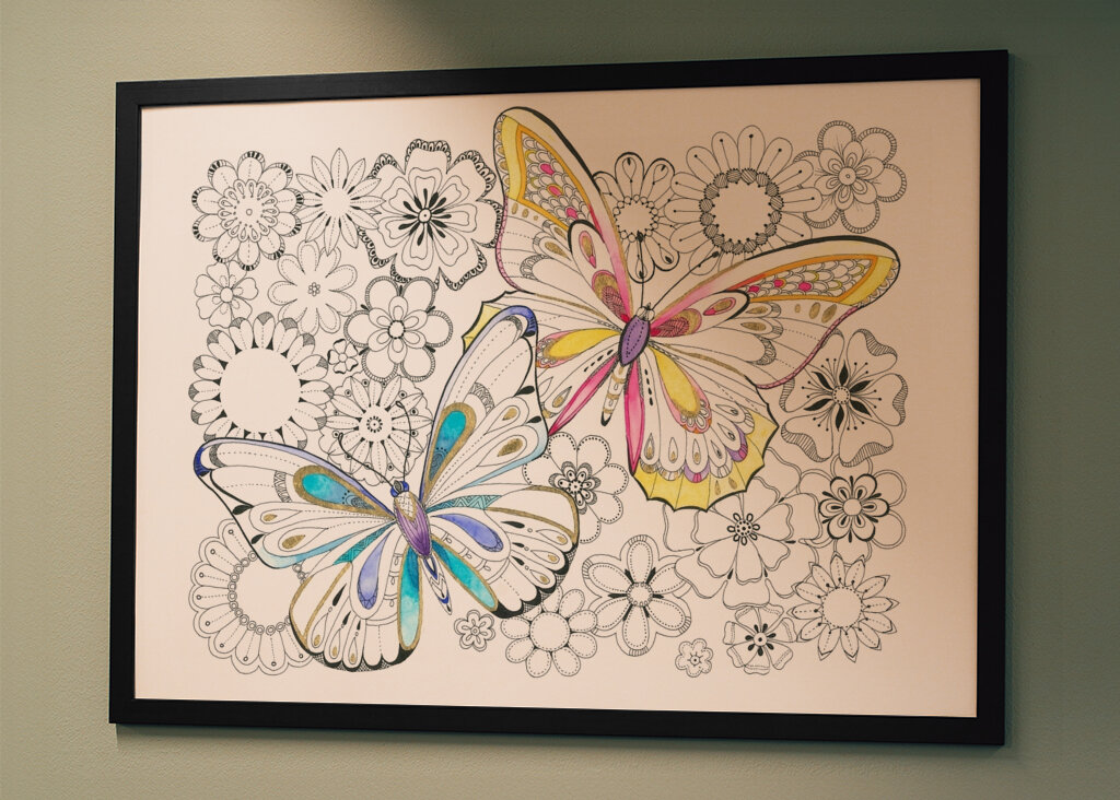 Butterflies Delicate Tints