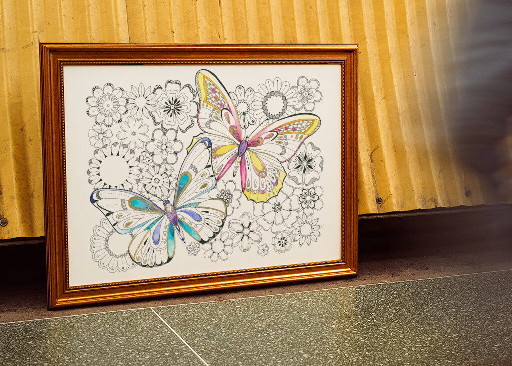 Butterflies Delicate Tints