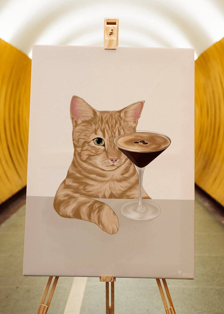 Ginger Cat mit Espresso Martini Cocktail
