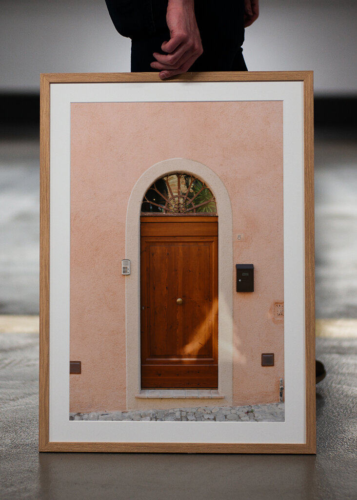 Staré hnědé dveře | Itálie 