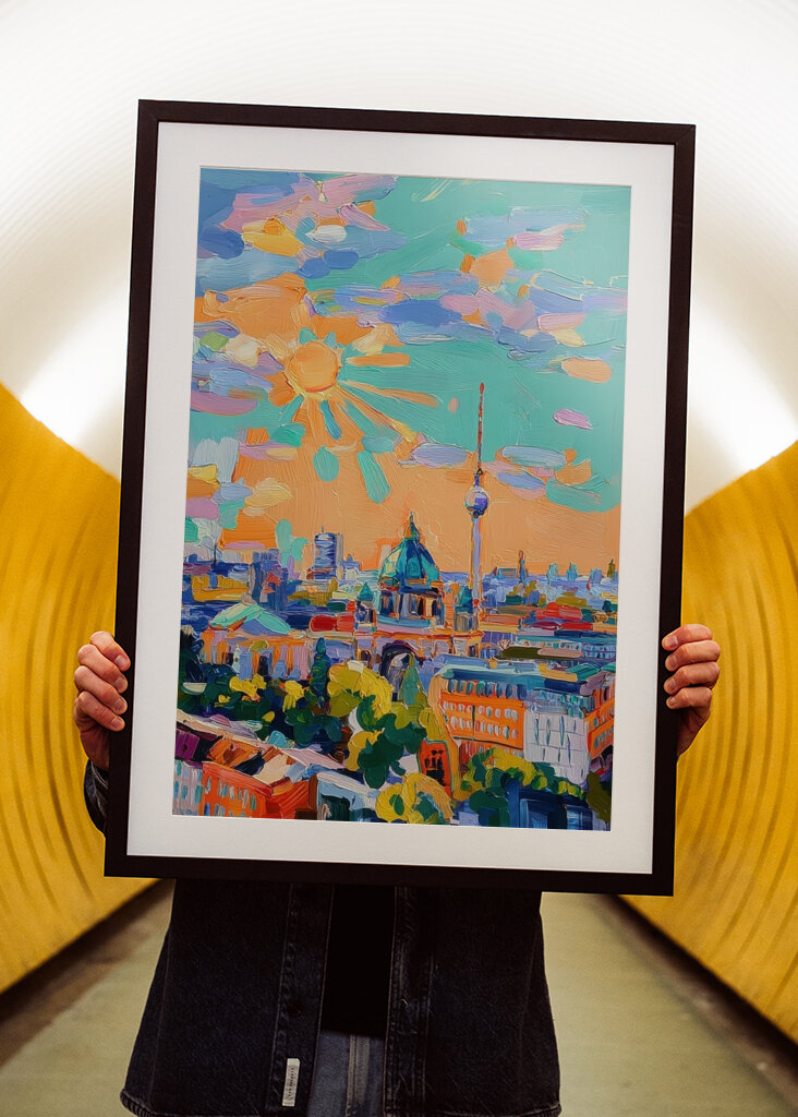 Berlin Skyline in Color