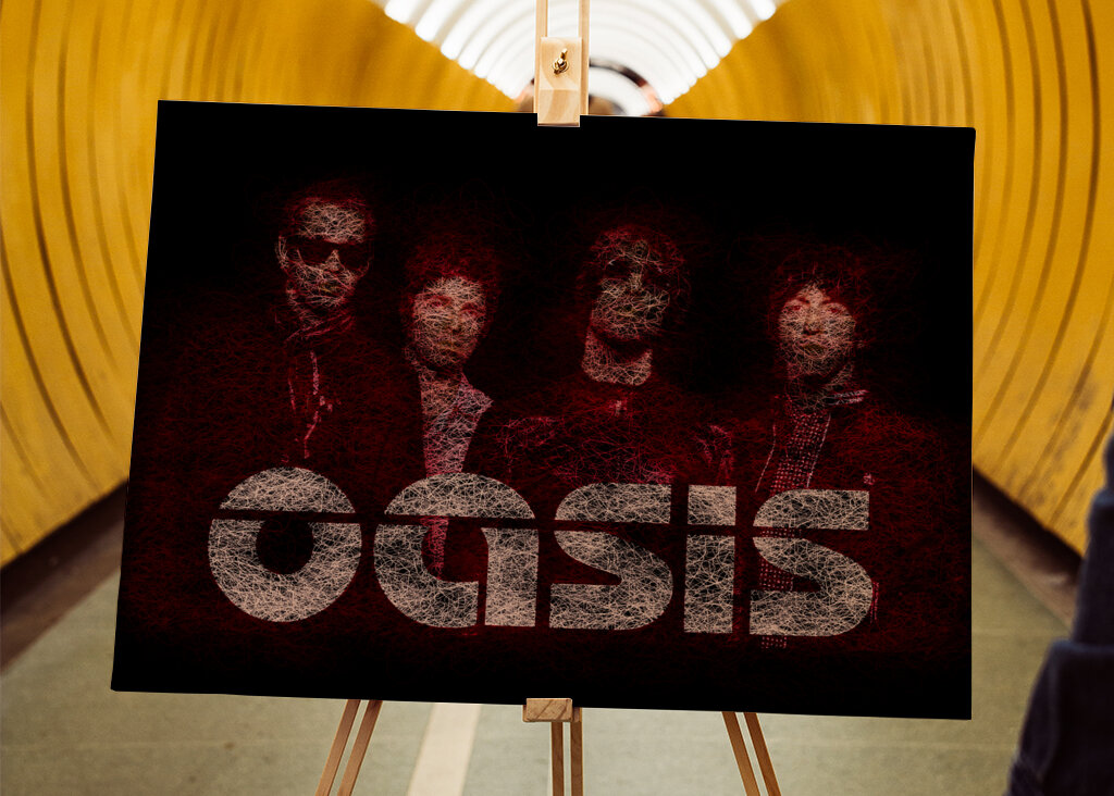 Oasis Band Art.
