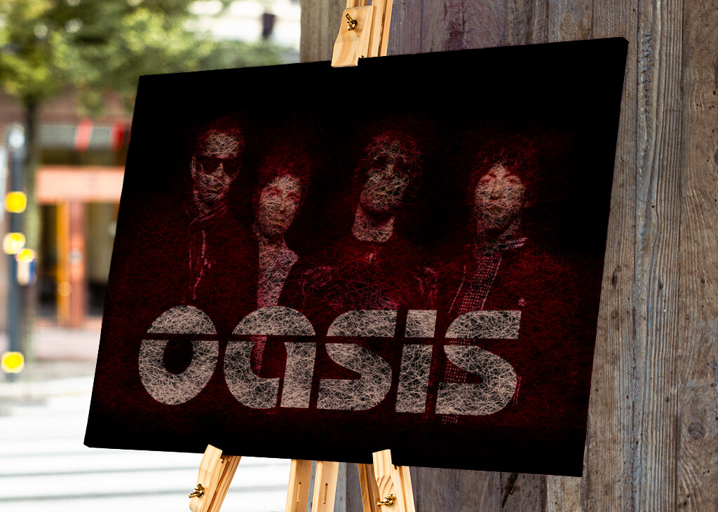 Oasis Band Art.
