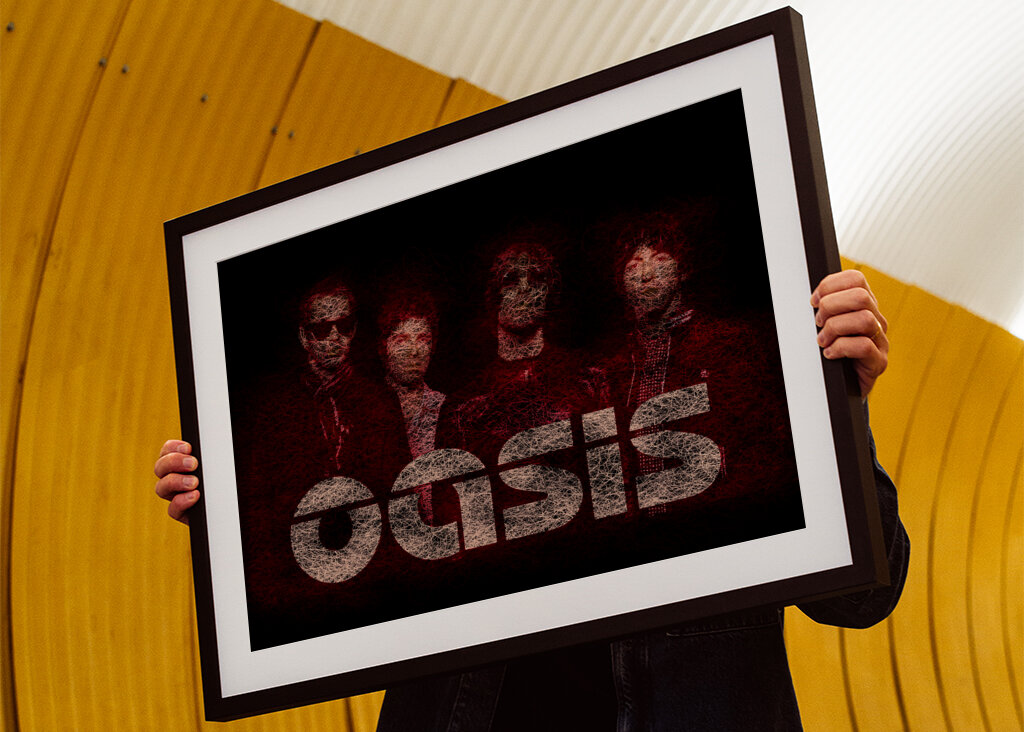 Oasis Band Art.
