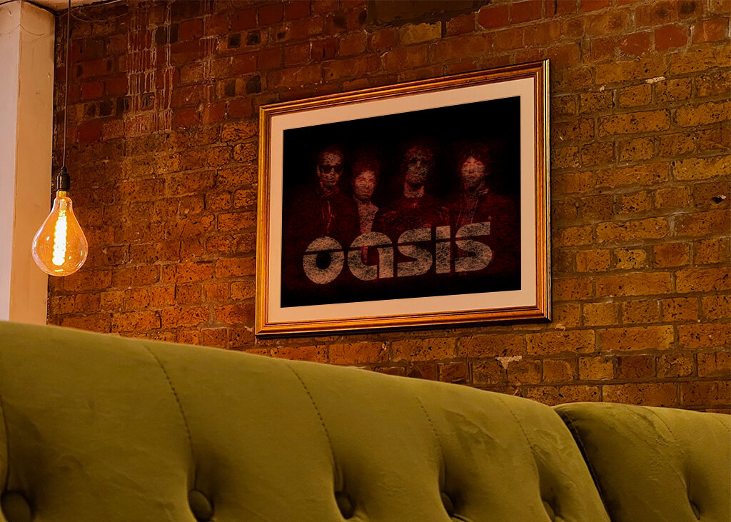 Oasis Band Art.