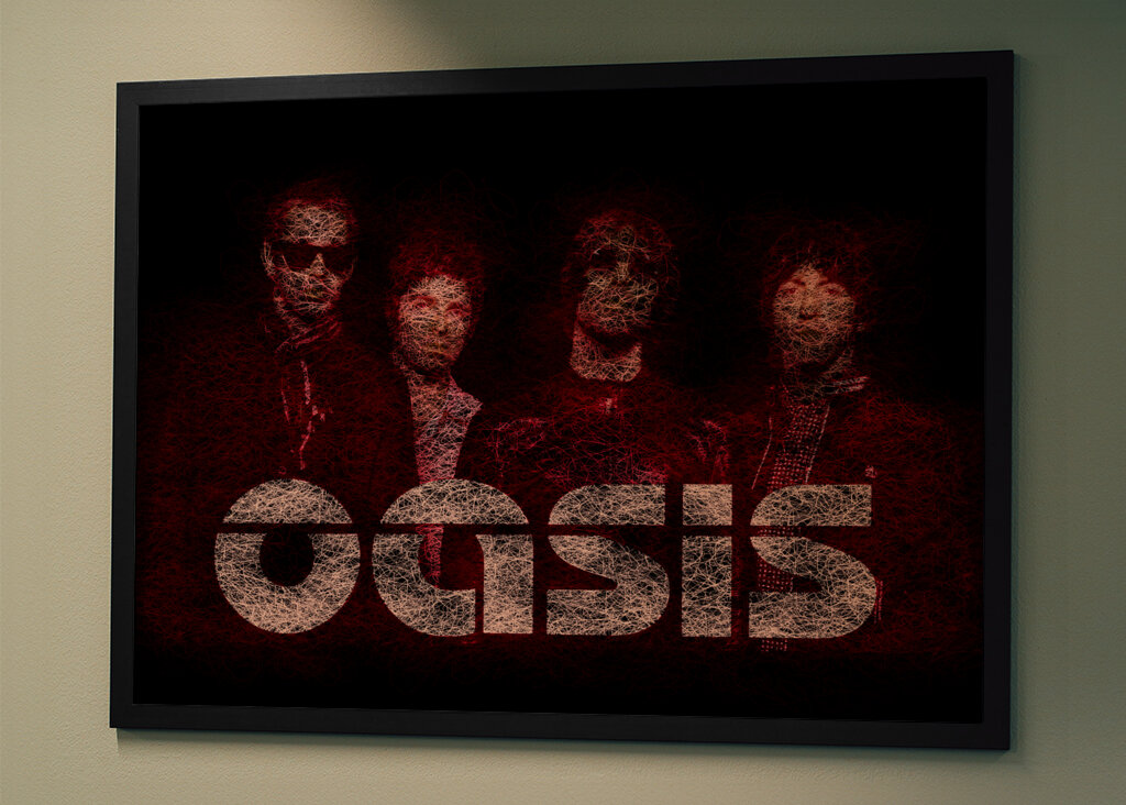 Oasis Band Art.