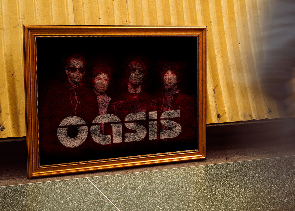 Oasis Band Art.