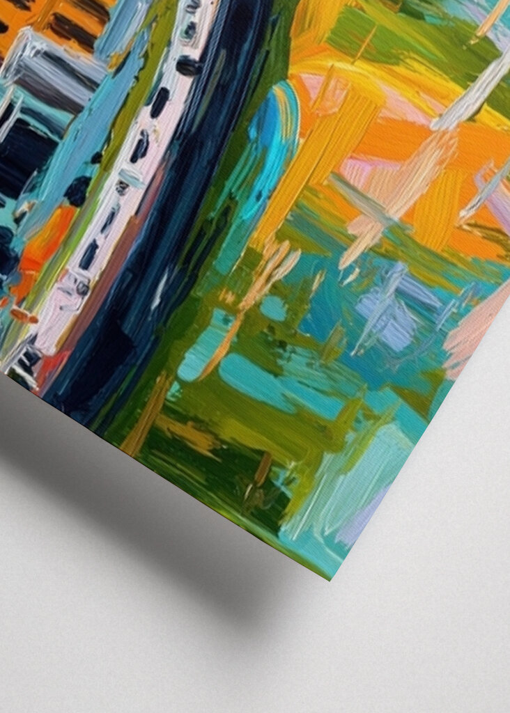 Amsterdam Sunset Scene