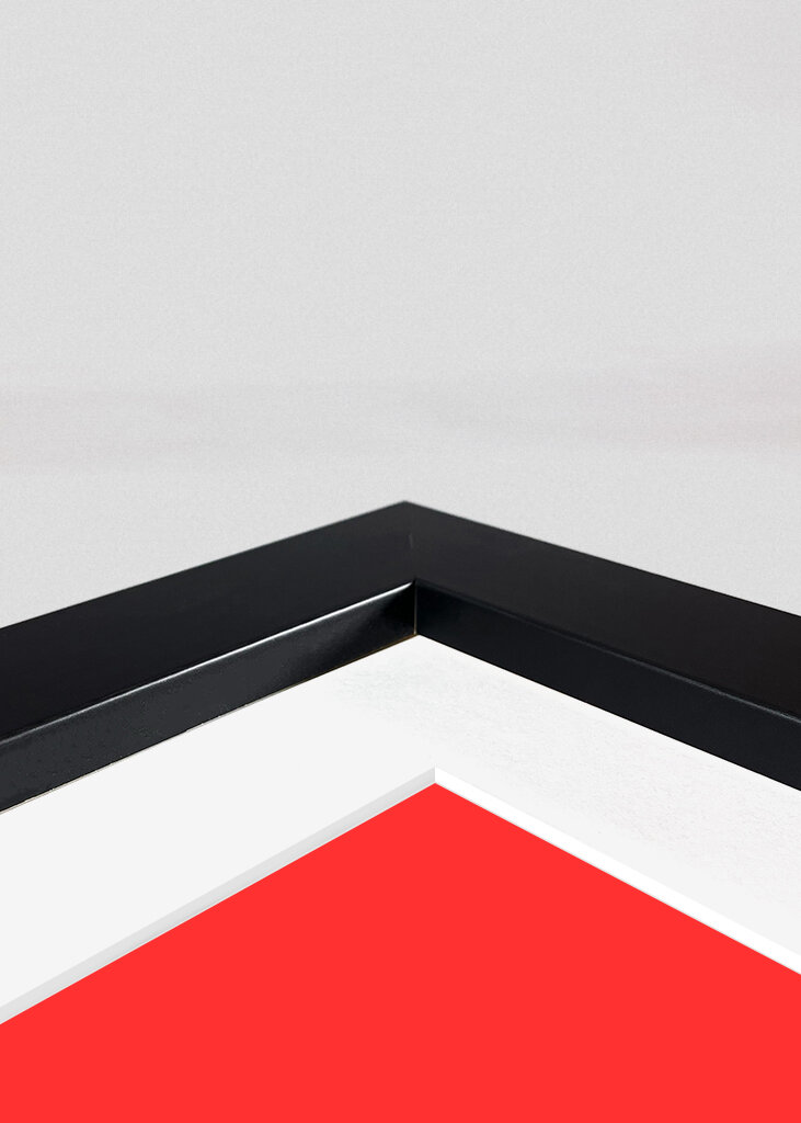 Abstracte vormen op gewaagde rode achtergrond