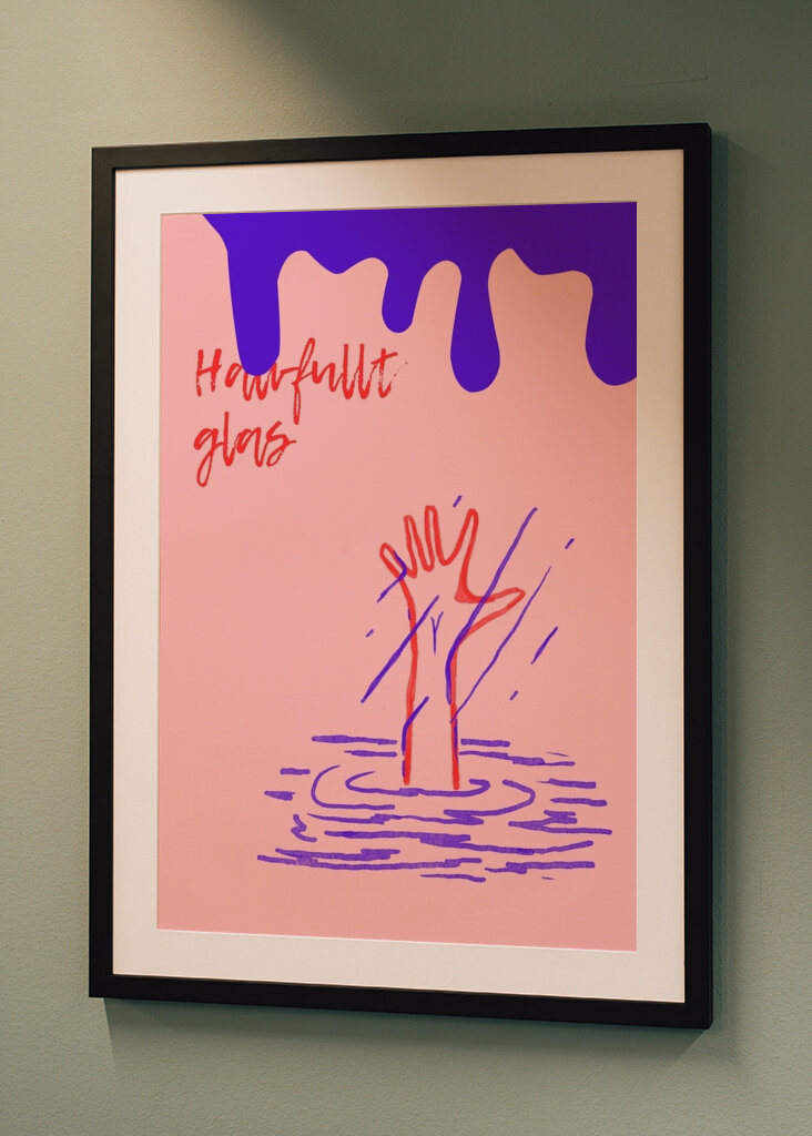 The ironic of half empty glas