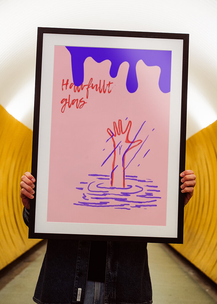 The ironic of half empty glas