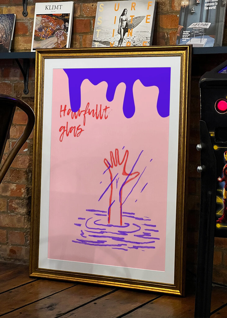 The ironic of half empty glas