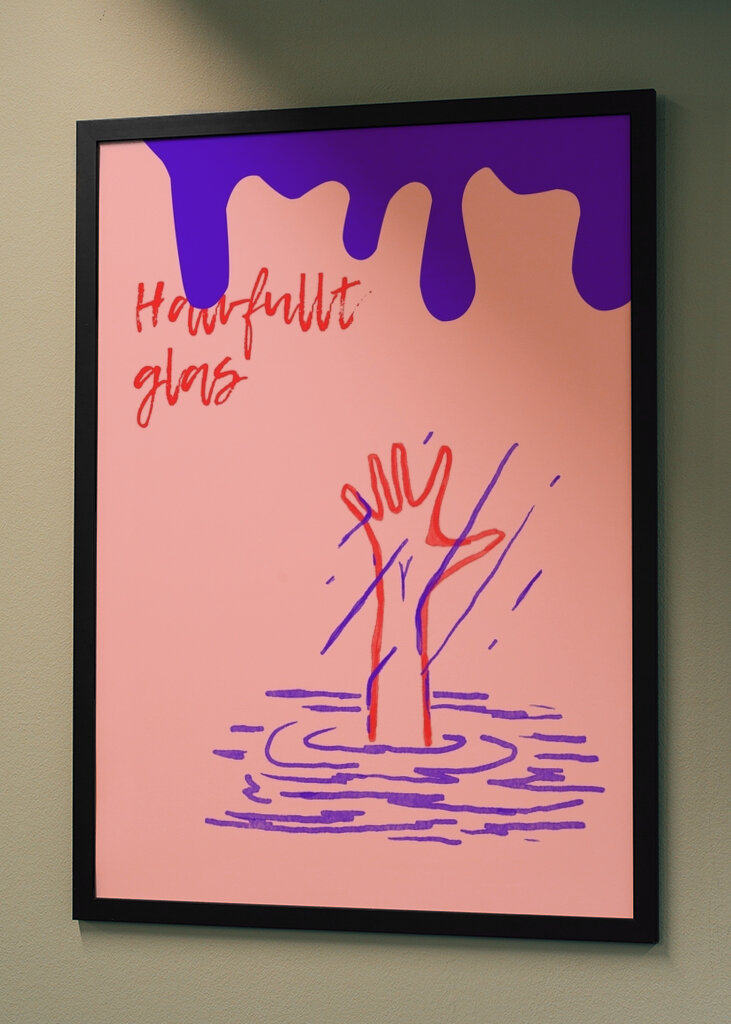 The ironic of half empty glas