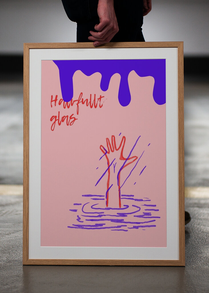 The ironic of half empty glas