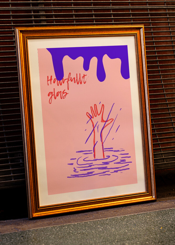 The ironic of half empty glas