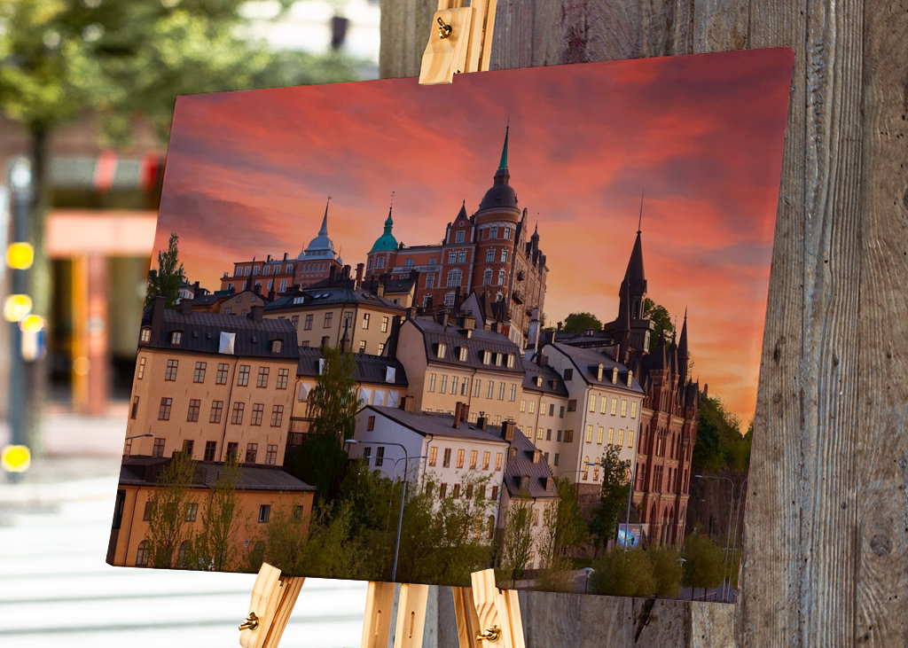 Solnedgang over Maria-fjellet