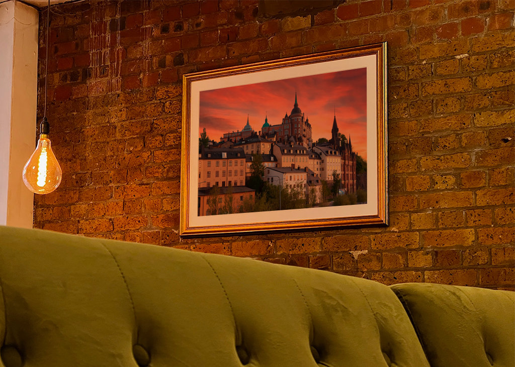 Solnedgang over Maria-fjellet