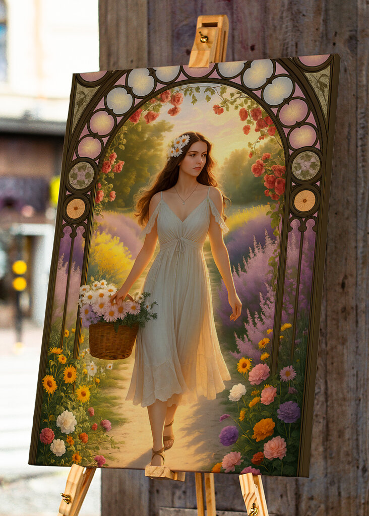 Verzauberter Gartenspaziergang: Verträumte Blumenflucht