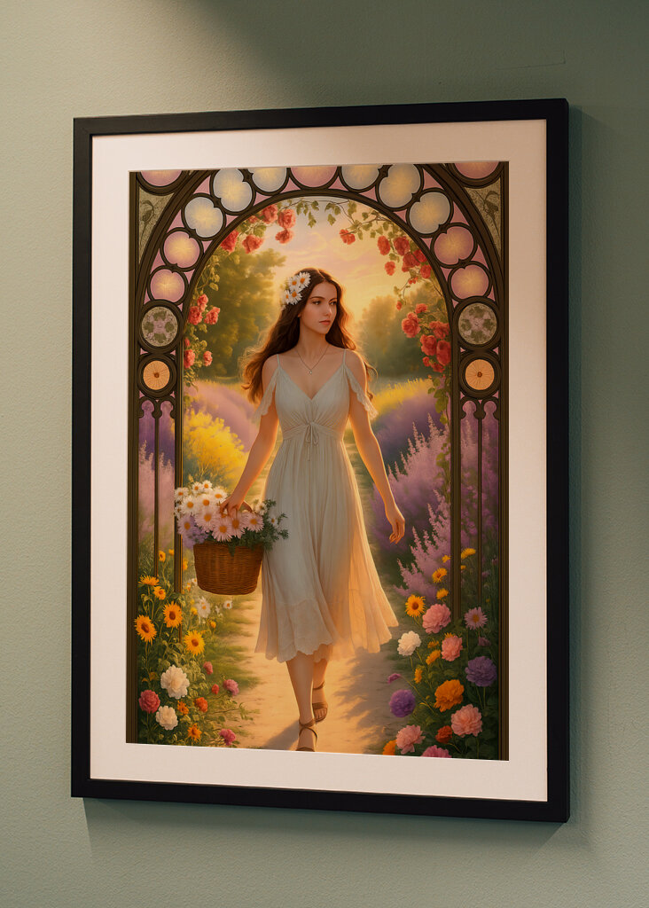 Verzauberter Gartenspaziergang: Verträumte Blumenflucht