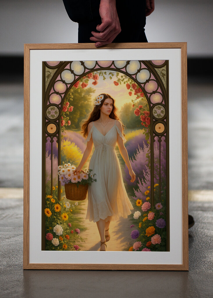 Verzauberter Gartenspaziergang: Verträumte Blumenflucht