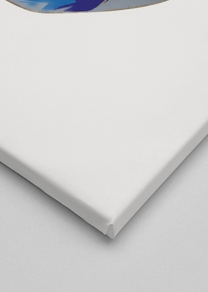 Abstrakt ansigtskunstvibration – fed moderne vægdekoration til stilfuldt interiør