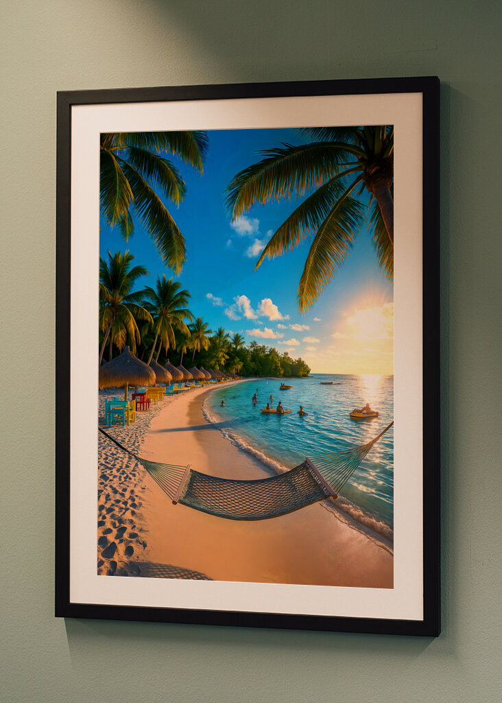 Ren afslapning i et tropisk feriested