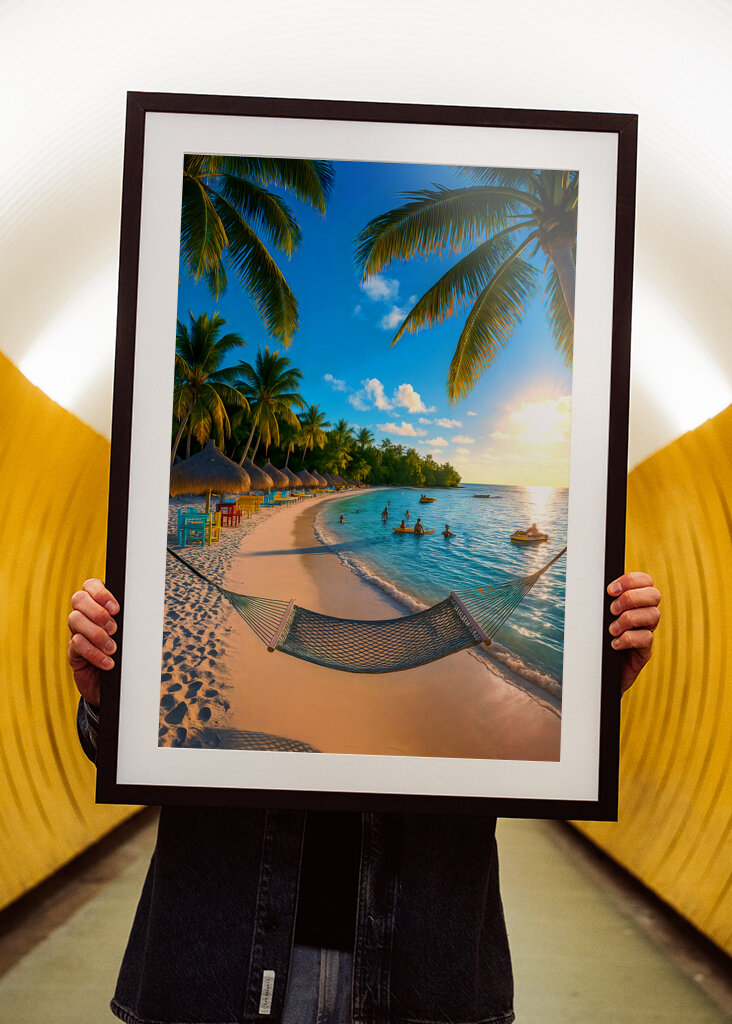 Ren afslapning i et tropisk feriested