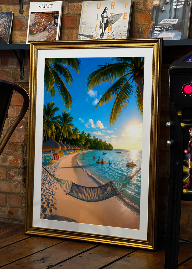 Ren afslapning i et tropisk feriested