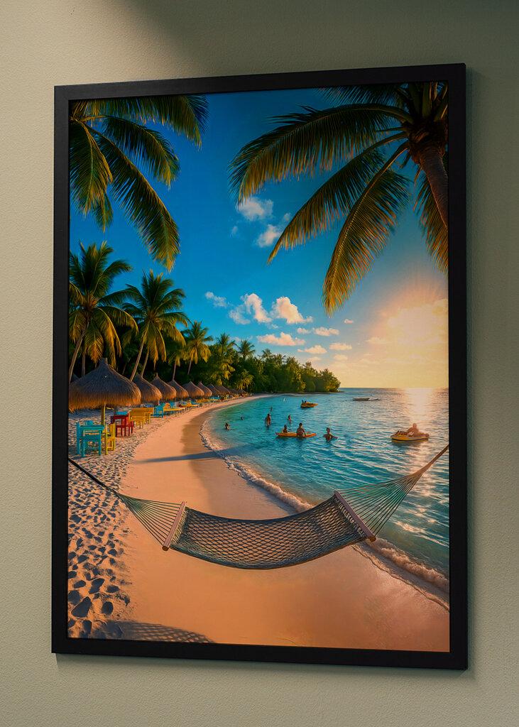 Ren afslapning i et tropisk feriested