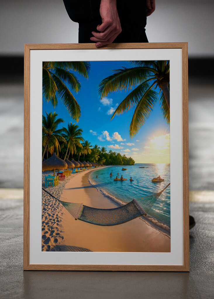 Ren afslapning i et tropisk feriested