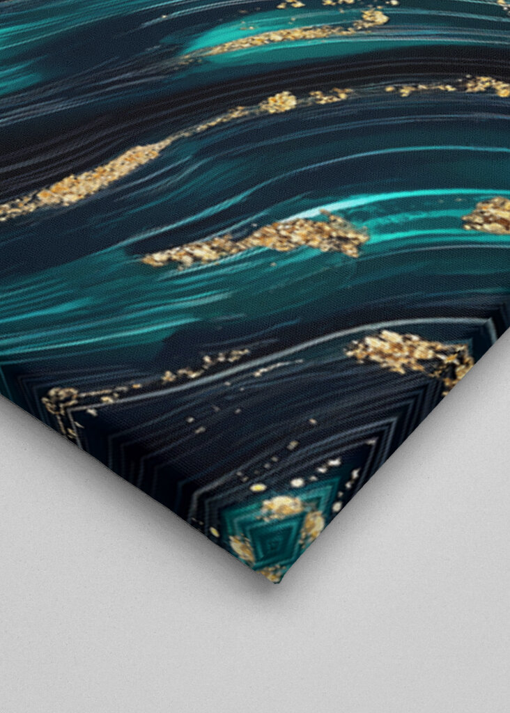 Abstrakt Alkymi - Golden Wave