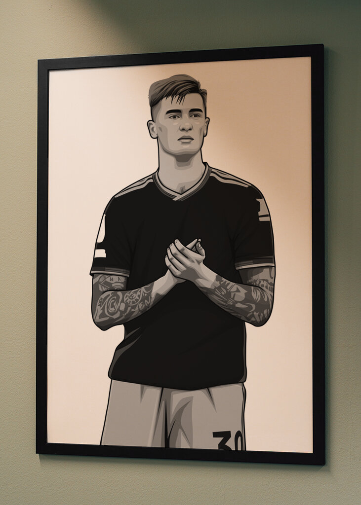 Benjamin Šeško Černobílá verze