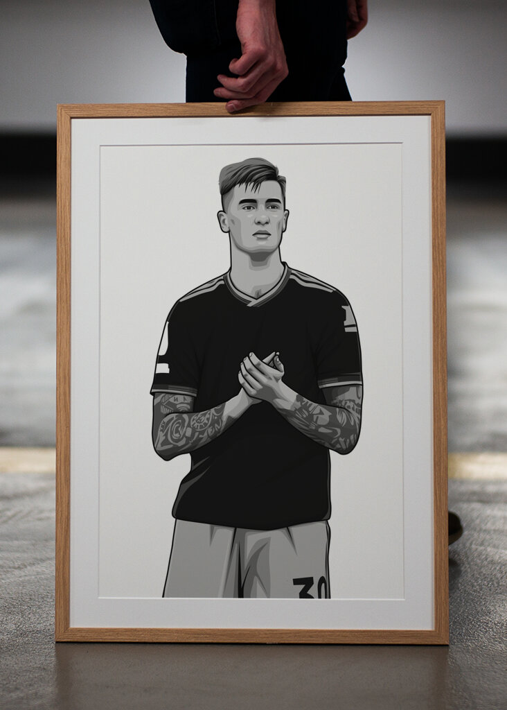 Benjamin Šeško Černobílá verze