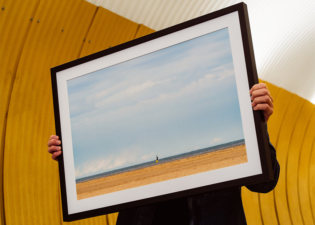 Solitude by the Shore: A Moment of Reflection