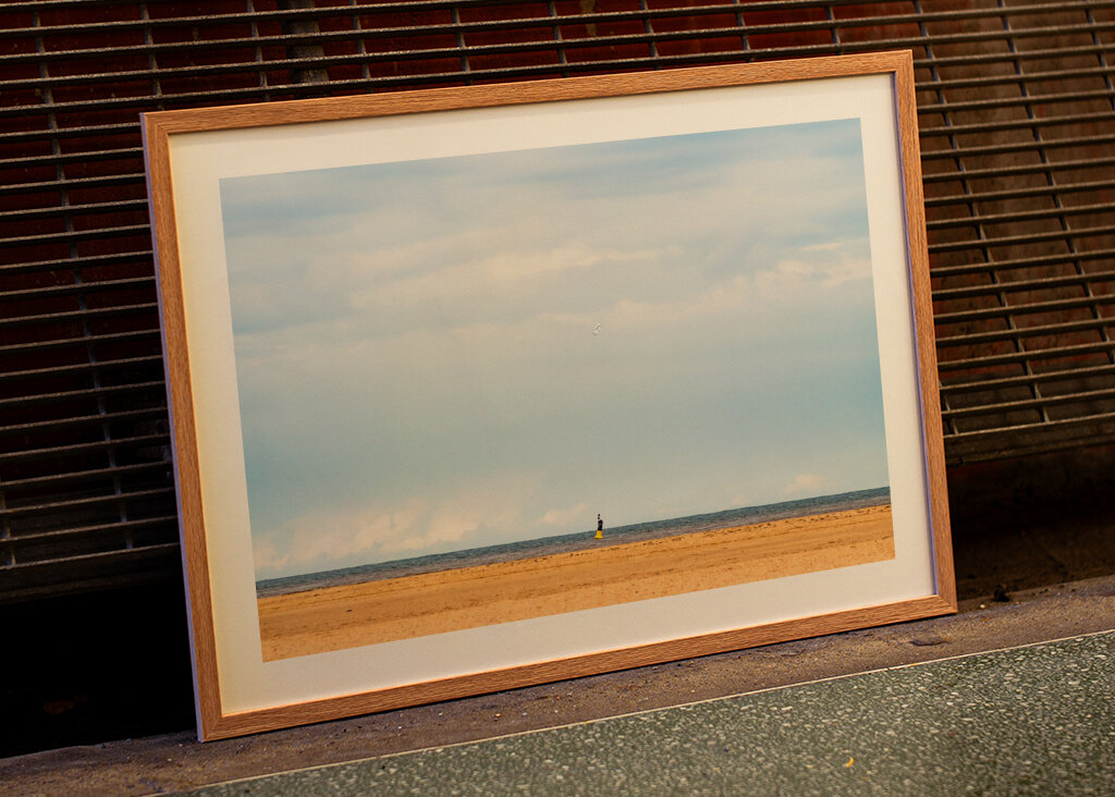 Solitude by the Shore: A Moment of Reflection