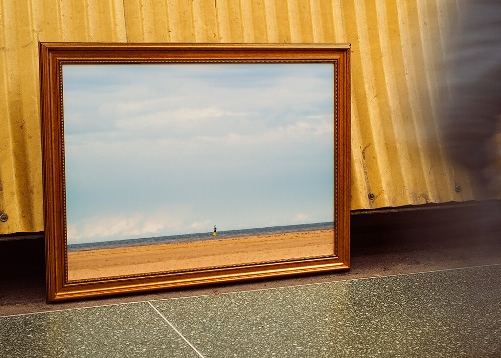 Solitude by the Shore: A Moment of Reflection