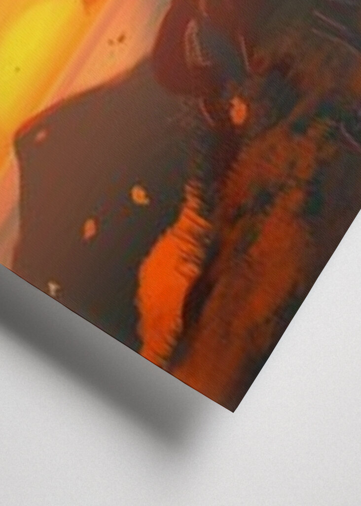 Vrolijke zonsondergang onder de rode boom