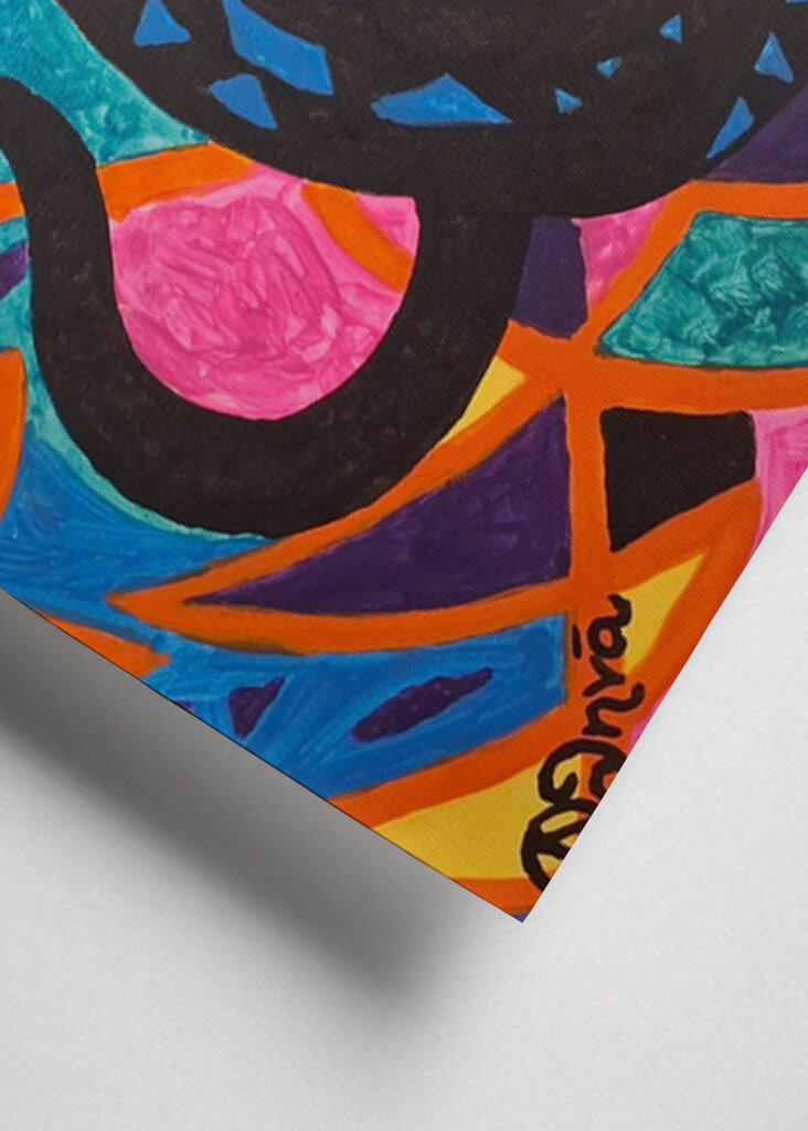 Whimsical Feline in a Colorful Abstract World