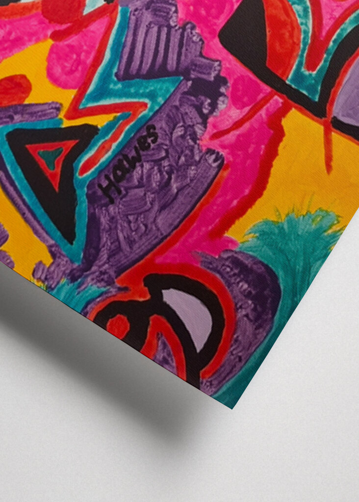 Yellow And Purple Forms Struggling 