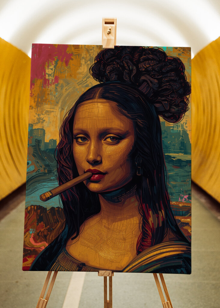 Modern Mona: Et moderne twist på klassiske ikoner