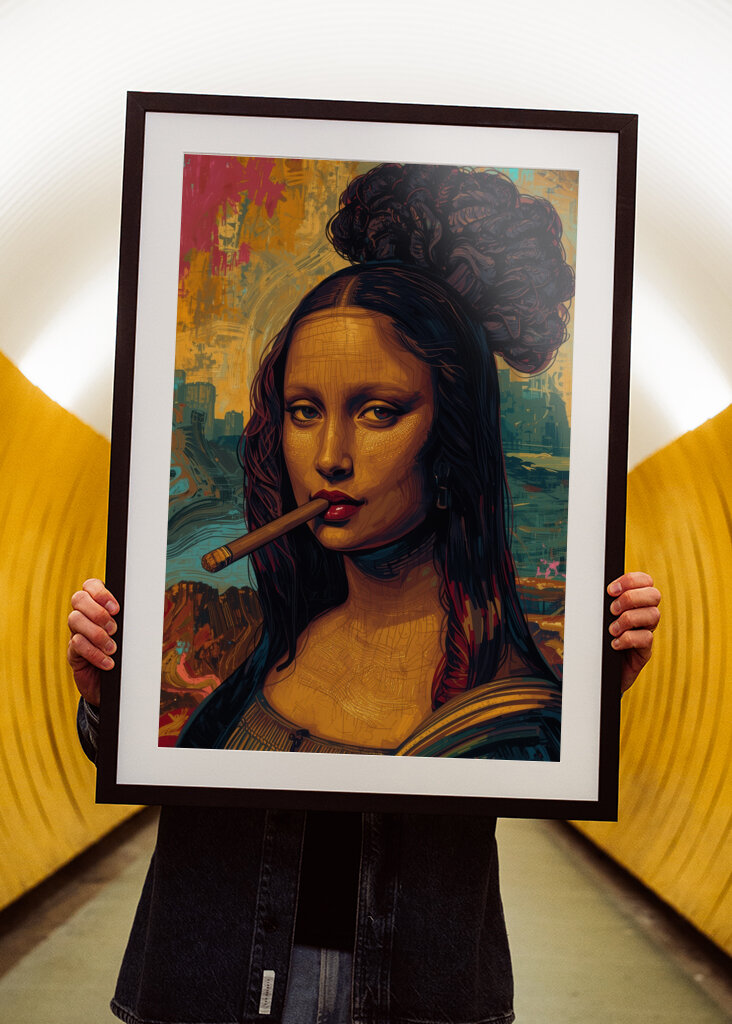 Modern Mona: Et moderne twist på klassiske ikoner