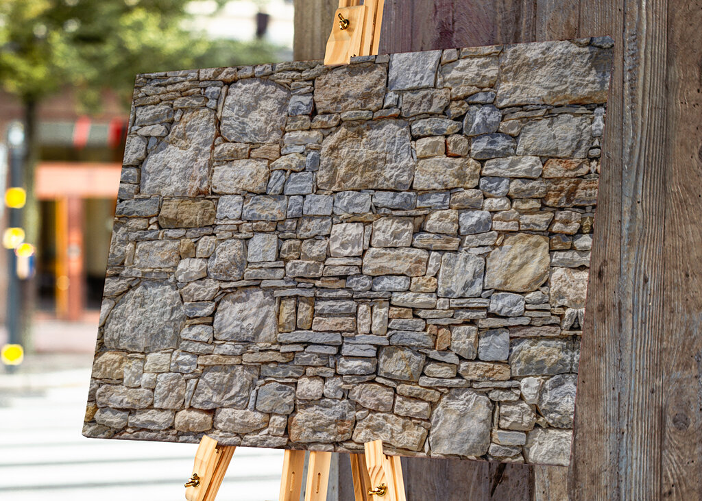 Vintage Rock Wall Effekt