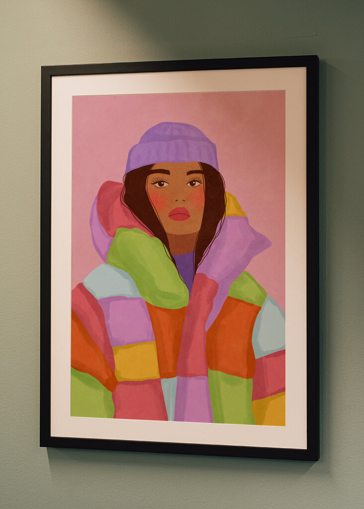 Femme fraîche de l’hiver