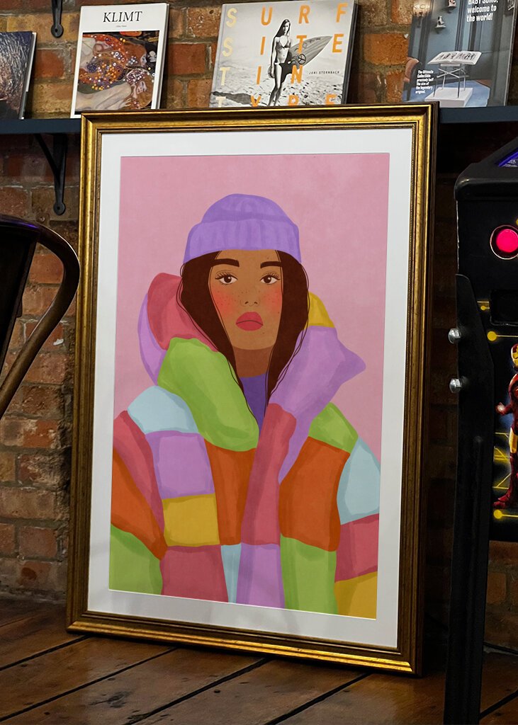 Femme fraîche de l’hiver