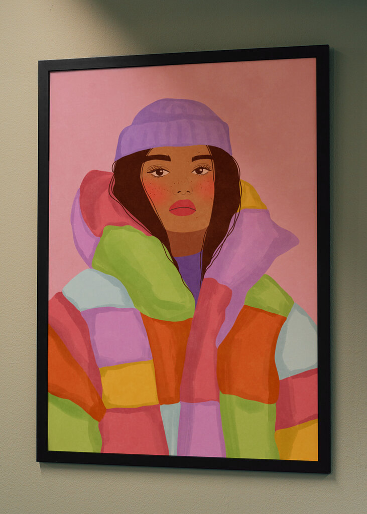 Femme fraîche de l’hiver