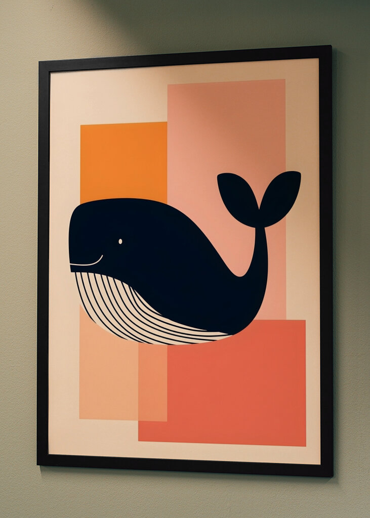 Happy Whale: En minimalistisk havglæde