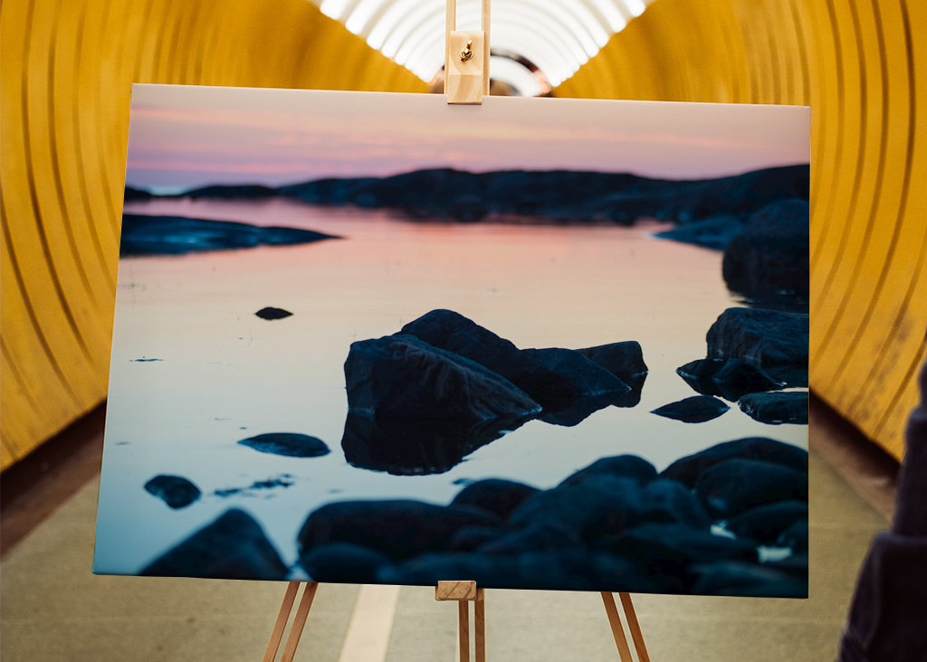 Solnedgång i skärgården