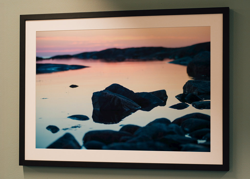 Solnedgång i skärgården