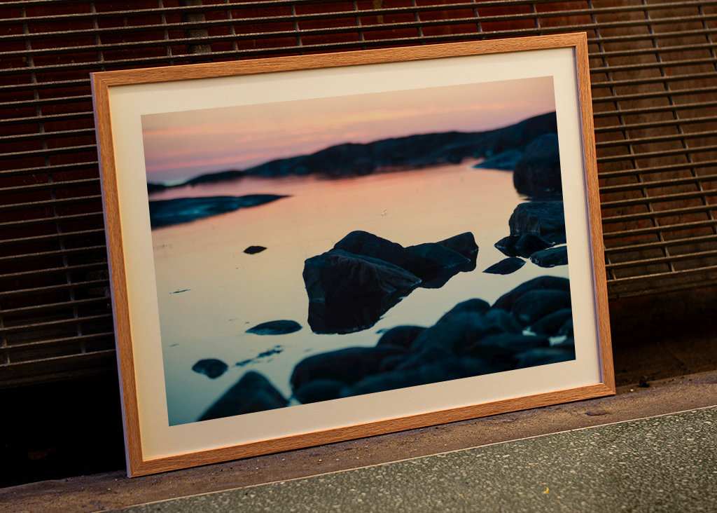 Solnedgång i skärgården